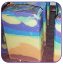 Handmade Luxury Artisian Soap | Kaolin Clay Shaving Soap | Rainbow
